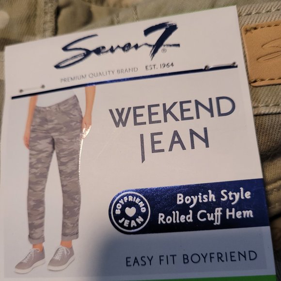 Seven Weekend Boyfriend Camo Jeans - Picture 3 of 11